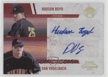 2011 Playoff Contenders - Winning Combos - Signatures #5 - Hudson Boyd, Dan Vogelbach /149