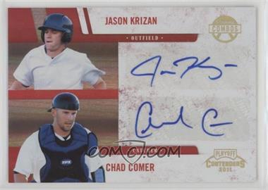 2011 Playoff Contenders - Winning Combos - Signatures #7 - Chad Comer, Jason Krizan /149