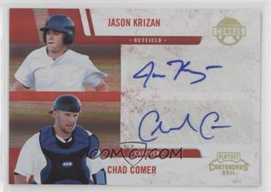 2011 Playoff Contenders - Winning Combos - Signatures #7 - Chad Comer, Jason Krizan /149