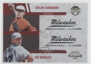 2011 Playoff Contenders - Winning Combos #13 - Jed Bradley, Taylor Jungmann