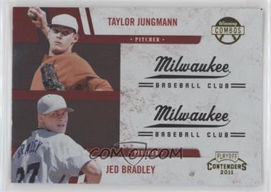 2011 Playoff Contenders - Winning Combos #13 - Jed Bradley, Taylor Jungmann