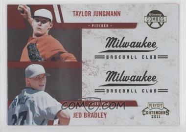 2011 Playoff Contenders - Winning Combos #13 - Jed Bradley, Taylor Jungmann