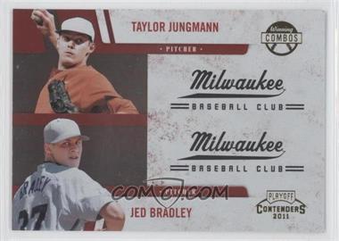 2011 Playoff Contenders - Winning Combos #13 - Jed Bradley, Taylor Jungmann