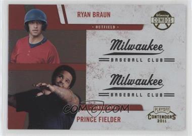 2011 Playoff Contenders - Winning Combos #22 - Prince Fielder, Ryan Braun