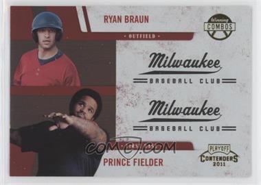 2011 Playoff Contenders - Winning Combos #22 - Prince Fielder, Ryan Braun