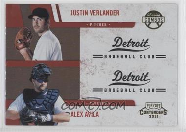 2011 Playoff Contenders - Winning Combos #24 - Alex Avila, Justin Verlander