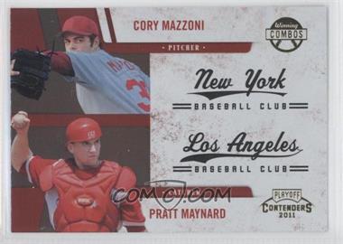 2011 Playoff Contenders - Winning Combos #9 - Cory Mazzoni, Pratt Maynard