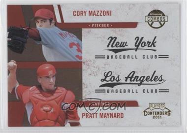 2011 Playoff Contenders - Winning Combos #9 - Cory Mazzoni, Pratt Maynard