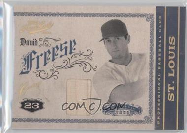 2011 Playoff Prime Cuts - [Base] - Century Gold Materials #10 - David Freese /25