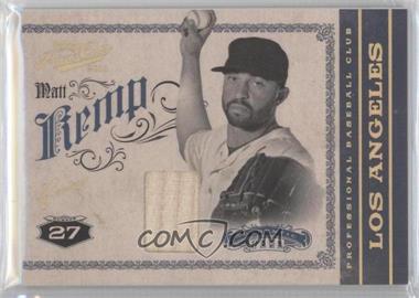 2011 Playoff Prime Cuts - [Base] - Century Gold Materials #30 - Matt Kemp /25