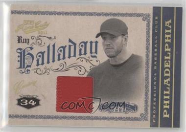 2011 Playoff Prime Cuts - [Base] - Century Gold Materials #42 - Roy Halladay /25