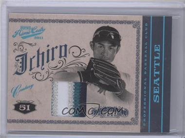 2011 Playoff Prime Cuts - [Base] - Century Platinum Materials #19 - Ichiro /10