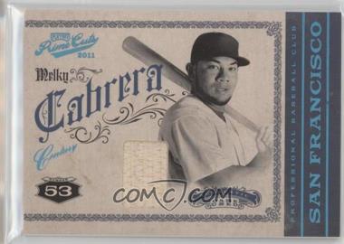 2011 Playoff Prime Cuts - [Base] - Century Platinum Materials #31 - Melky Cabrera /10