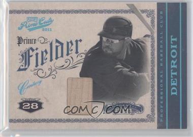 2011 Playoff Prime Cuts - [Base] - Century Platinum Materials #40 - Prince Fielder /10