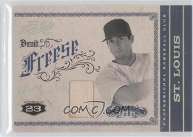 2011 Playoff Prime Cuts - [Base] - Century Silver Materials #10 - David Freese /49