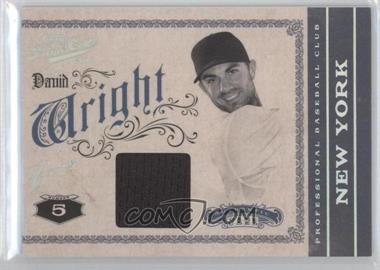 2011 Playoff Prime Cuts - [Base] - Century Silver Materials #12 - David Wright /49