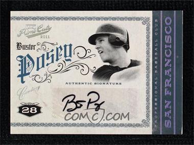 2011 Playoff Prime Cuts - [Base] - Century Silver Signatures #4 - Buster Posey /25