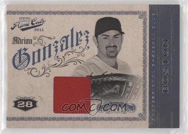 2011 Playoff Prime Cuts - [Base] - Materials #1 - Adrian Gonzalez /199