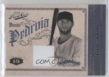 2011 Playoff Prime Cuts - [Base] - Materials #14 - Dustin Pedroia /199