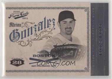 2011 Playoff Prime Cuts - [Base] #1 - Adrian Gonzalez /99