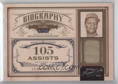 2011 Playoff Prime Cuts - Biography Materials #12 - Curt Flood /99