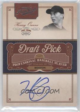 2011 Playoff Prime Cuts - Draft Pick Signatures #HO - Henry Owens /249