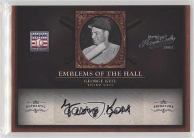 2011 Playoff Prime Cuts - Emblems of the Hall - Signatures #6 - George Kell /49
