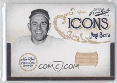 2011 Playoff Prime Cuts - Icons - Materials Bats #14 - Yogi Berra /10