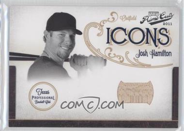 2011 Playoff Prime Cuts - Icons - Materials Bats #26 - Josh Hamilton /99