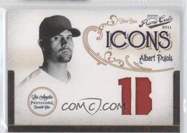 2011 Playoff Prime Cuts - Icons - Position Materials #24 - Albert Pujols /25