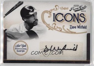 2011 Playoff Prime Cuts - Icons - Signatures #9 - Dave Winfield /49
