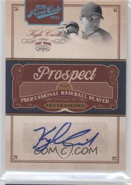 2011 Playoff Prime Cuts - Prospect Signatures - Century Platinum #KC - Kyle Crick /25