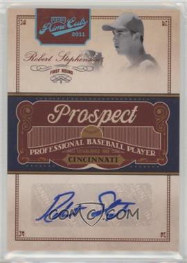 2011 Playoff Prime Cuts - Prospect Signatures - Century Platinum #RS - Robert Stephenson /25