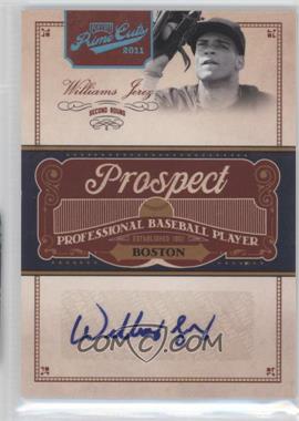 2011 Playoff Prime Cuts - Prospect Signatures - Century Platinum #WJ - Williams Jerez /25