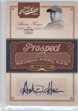 2011 Playoff Prime Cuts - Prospect Signatures - Century Silver #AHO - Adrian Houser /99