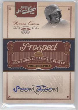 2011 Playoff Prime Cuts - Prospect Signatures - Century Silver #RQ - Roman Quinn /99