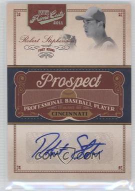 2011 Playoff Prime Cuts - Prospect Signatures - Century Silver #RS - Robert Stephenson /99