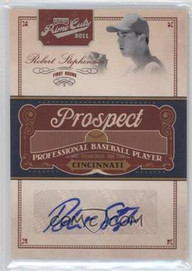 2011 Playoff Prime Cuts - Prospect Signatures - Century Silver #RS - Robert Stephenson /99