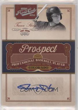 2011 Playoff Prime Cuts - Prospect Signatures - Century Silver #TS - Trevor Story /99