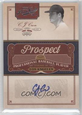 2011 Playoff Prime Cuts - Prospect Signatures #CCR - C.J. Cron /299