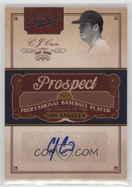 2011 Playoff Prime Cuts - Prospect Signatures #CCR - C.J. Cron /299