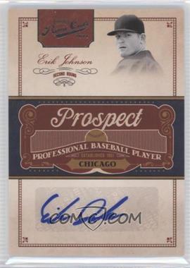 2011 Playoff Prime Cuts - Prospect Signatures #EJ - Erik Johnson /299