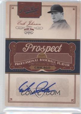 2011 Playoff Prime Cuts - Prospect Signatures #EJ - Erik Johnson /299