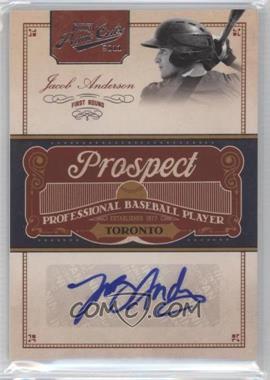 2011 Playoff Prime Cuts - Prospect Signatures #JAN - Jacob Anderson /299