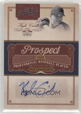 2011 Playoff Prime Cuts - Prospect Signatures #KC - Kyle Crick /299 [Noted]