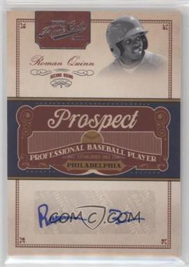 2011 Playoff Prime Cuts - Prospect Signatures #RQ - Roman Quinn /299