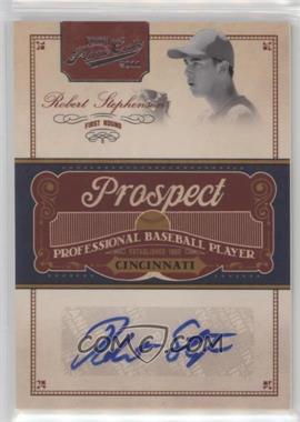 2011 Playoff Prime Cuts - Prospect Signatures #RS - Robert Stephenson /299