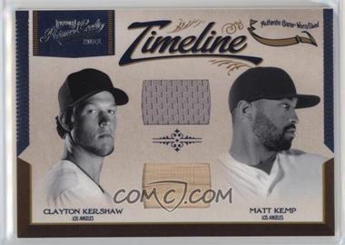 2011 Playoff Prime Cuts - Timeline Combos Materials #10 - Clayton Kershaw, Matt Kemp /99