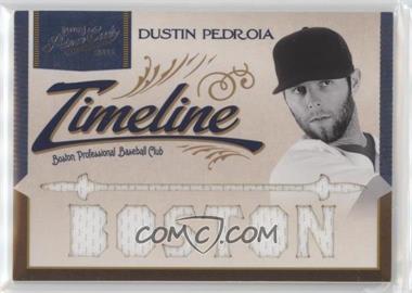 2011 Playoff Prime Cuts - Timeline Materials - Custom Die-Cut City Name #26 - Dustin Pedroia /25