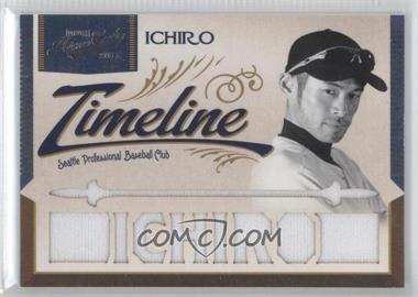 2011 Playoff Prime Cuts - Timeline Materials - Custom Die-Cut Player Name #23 - Ichiro /25